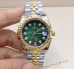 Replica Rolex 2-Tone Black Green Face Ladies Watch_th.jpg